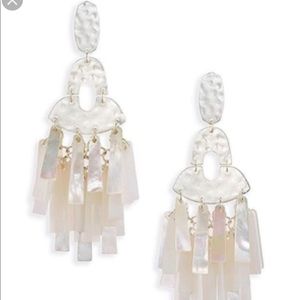 Kendra Scott Kitty White Mother of Pearl Earrings